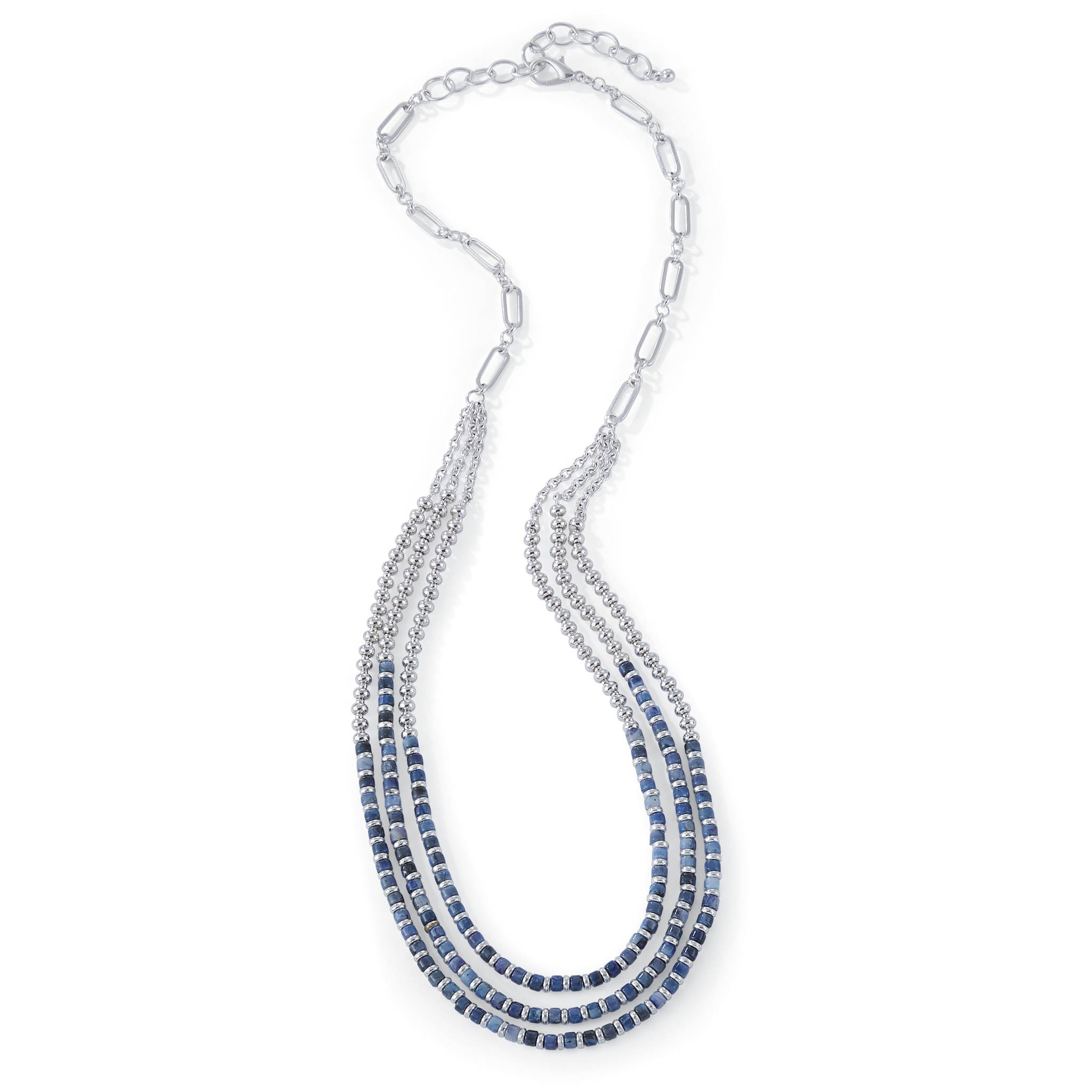 Triple-Strand Beaded Necklace, Lightweight - Northstyle Catalog