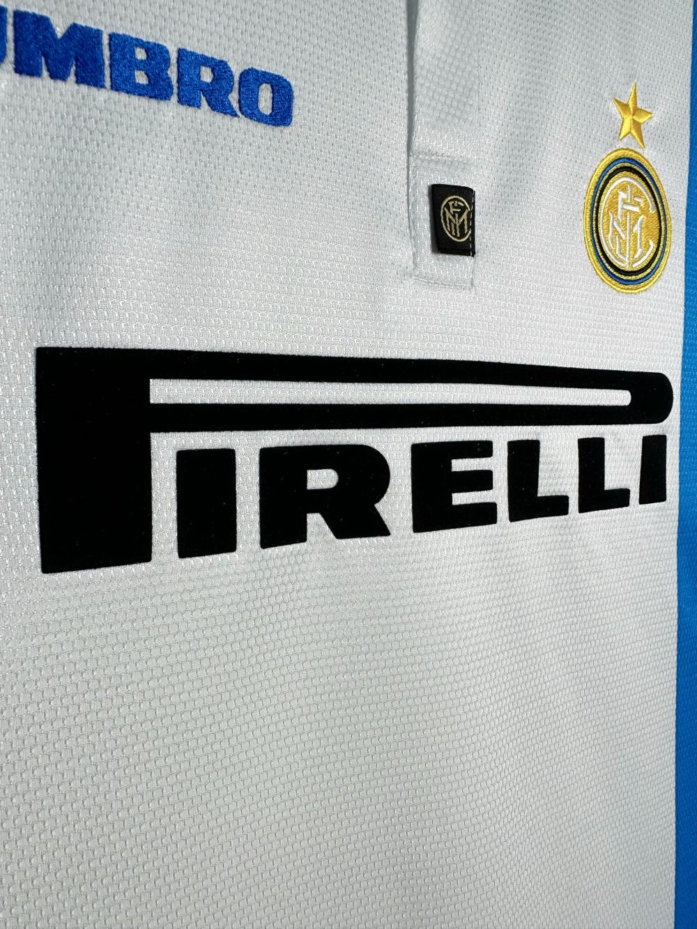 1997/1998 Retro Internazionale Milan Away Football Jersey 1:1 Thai Quality