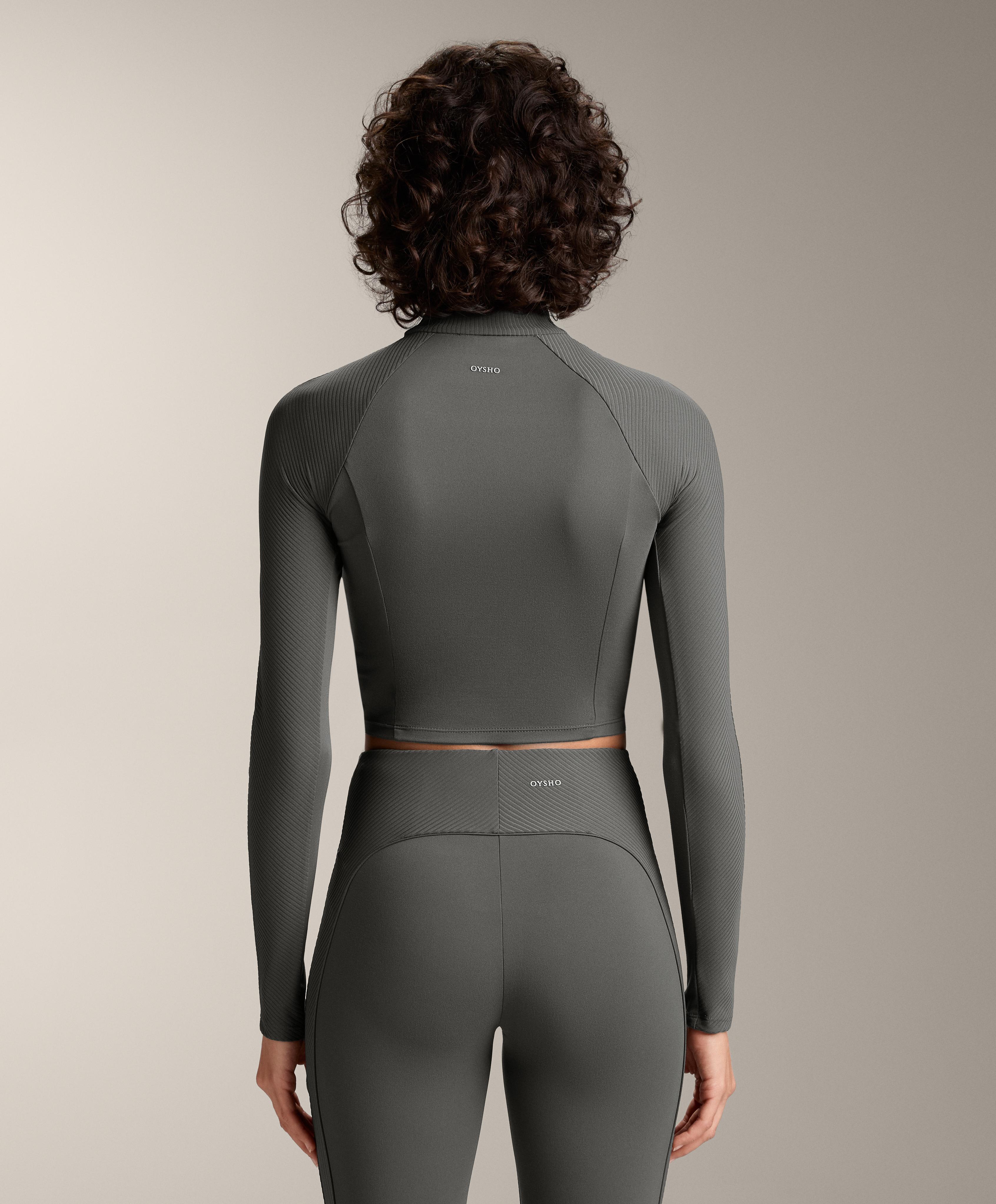 Comfortlux long sleeve rib side tank top