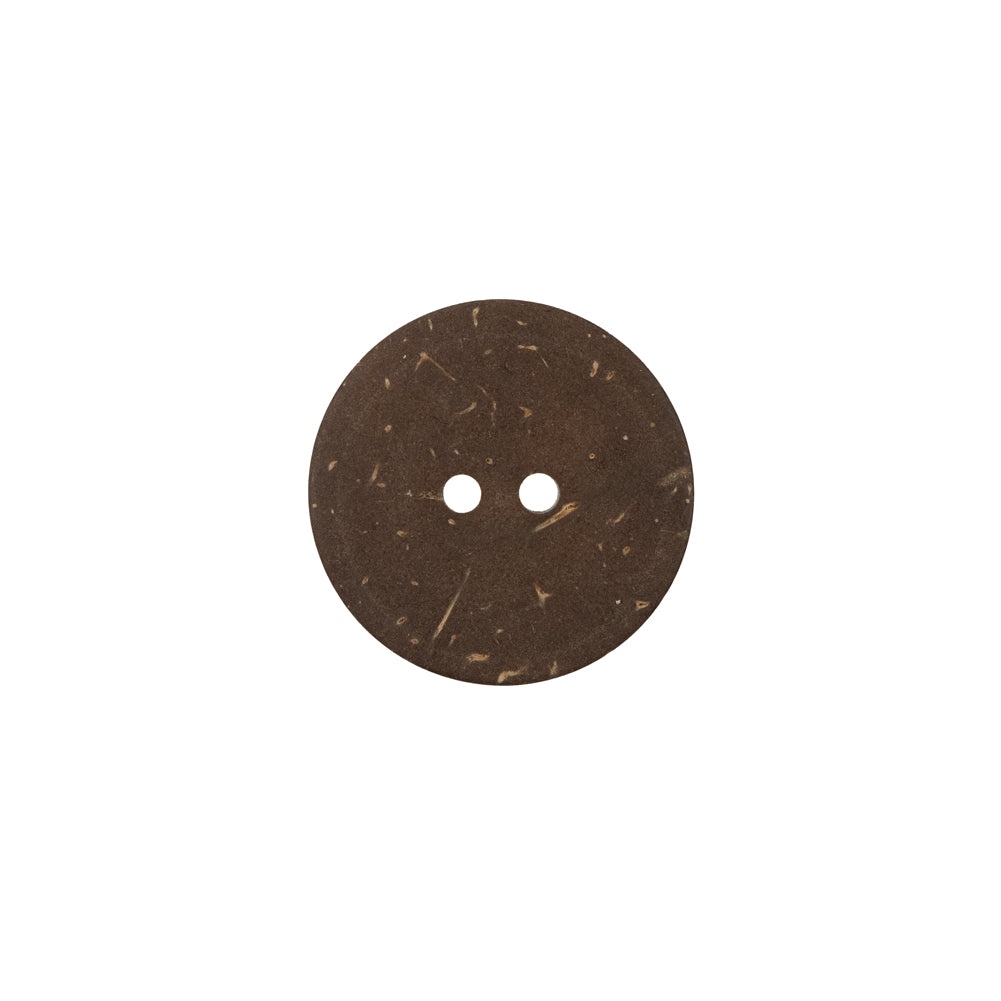 Italian Beige and Silver Carved Coconut Button - 24L/15mm - Joann Fabrics