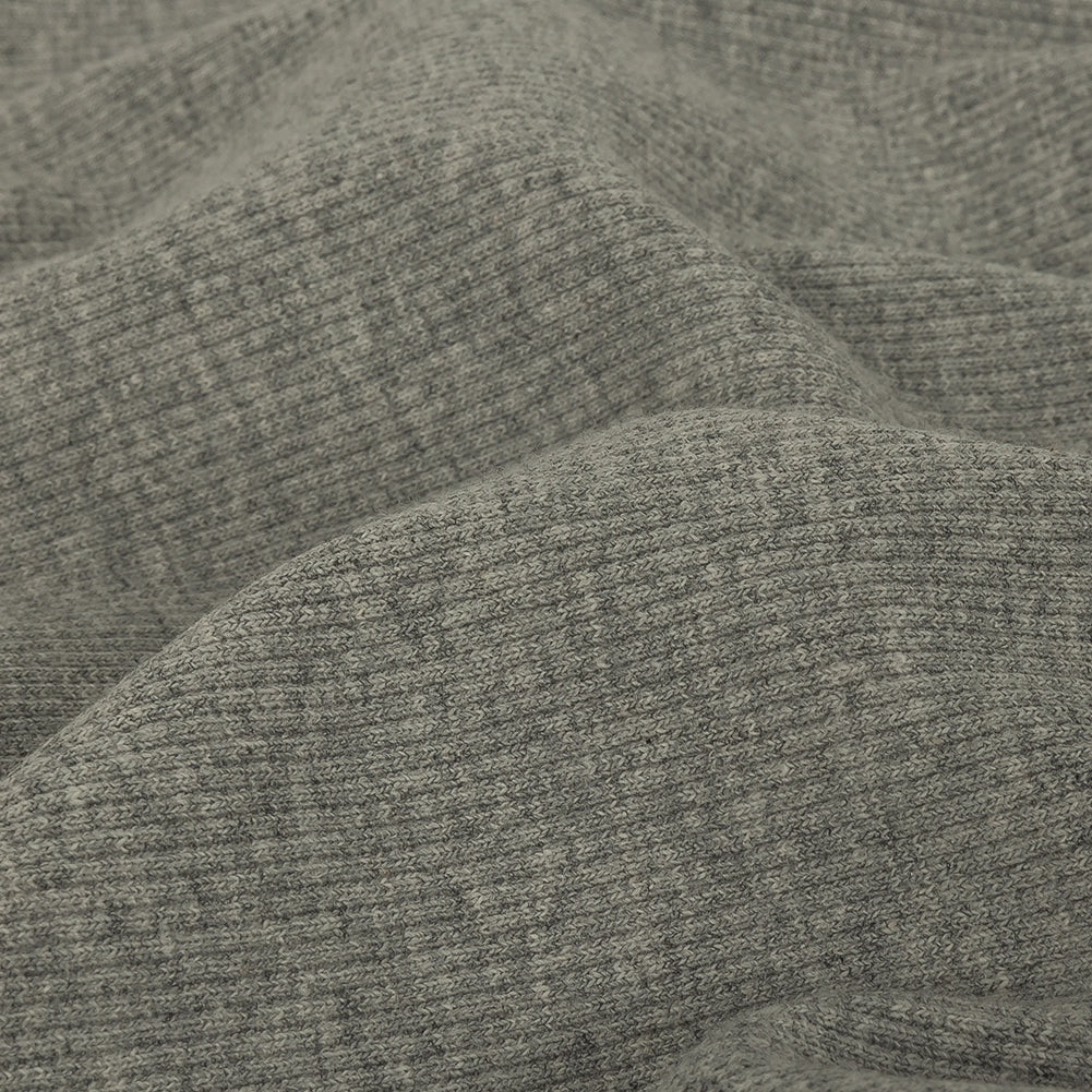 Cotton Tubular 2x2 Rib Knit - Heathered Gray - Adile Collection - Joann Fabrics