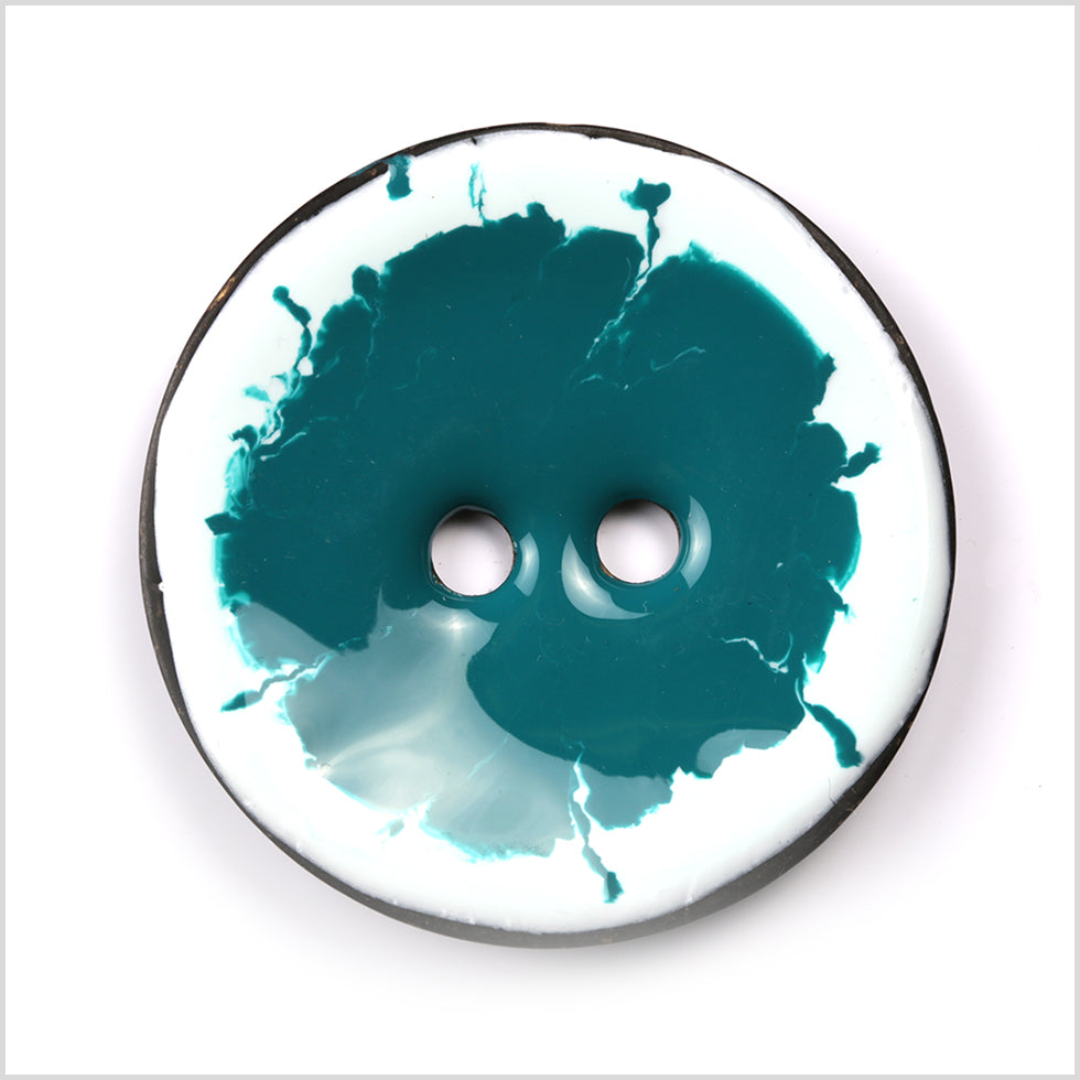 Teal 2-Hole Coconut Button - 80L/50.8mm - Joann Fabrics