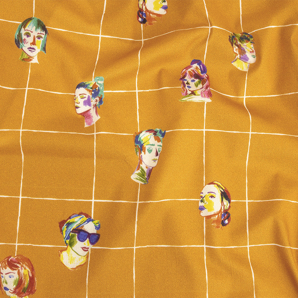 Mood Exclusive Marigold Outside the Box Stretch Brushed Cotton Twill - Joann Fabrics