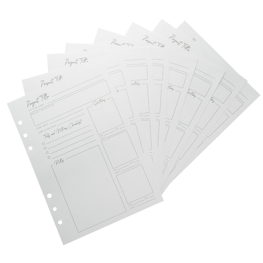 Mood Designer Sewing Planner Project Page Refills - 5.82