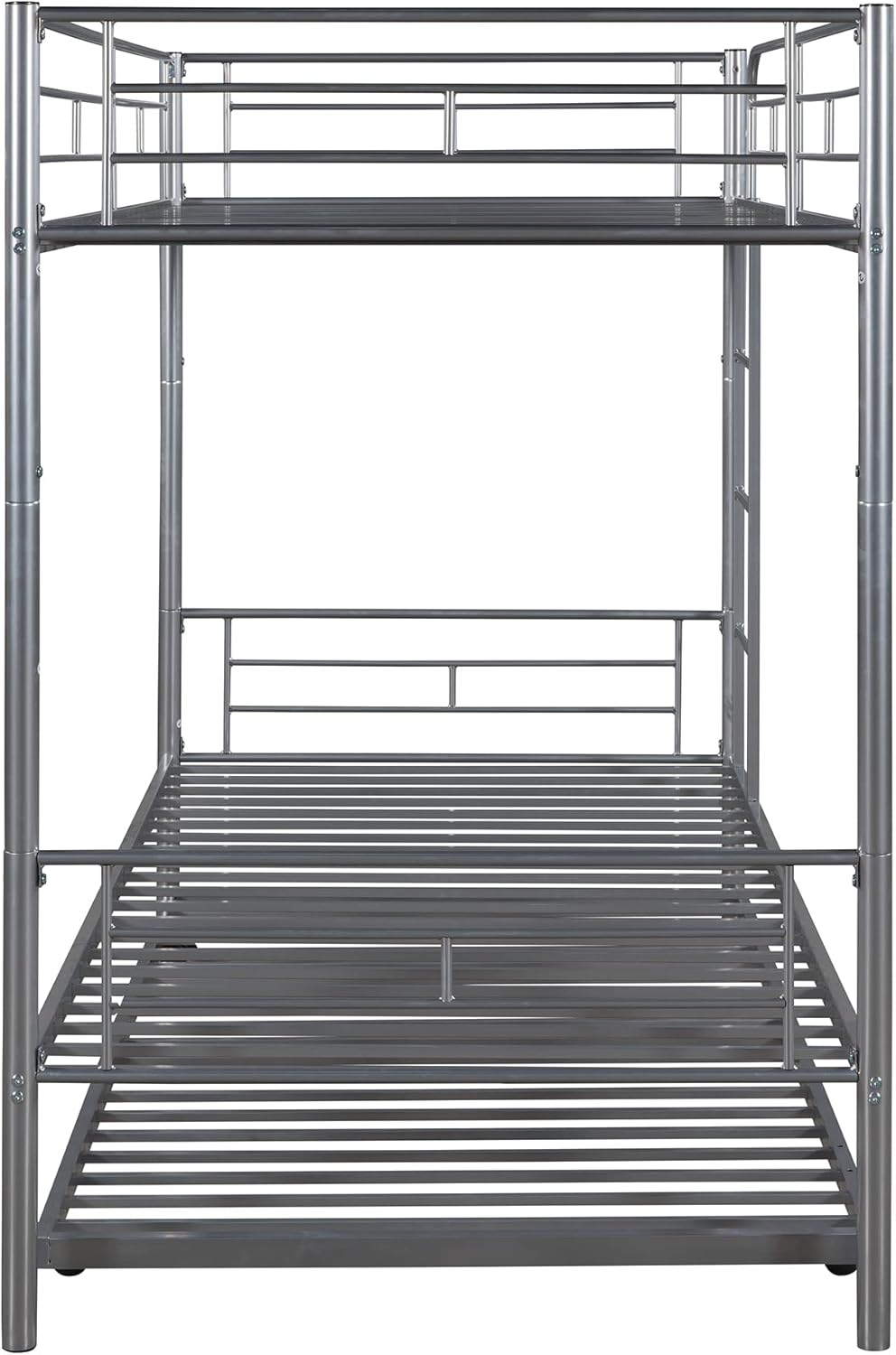 Harper & Bright Designs Metal Bunk Bed Twin Over Twin with Trundle ...