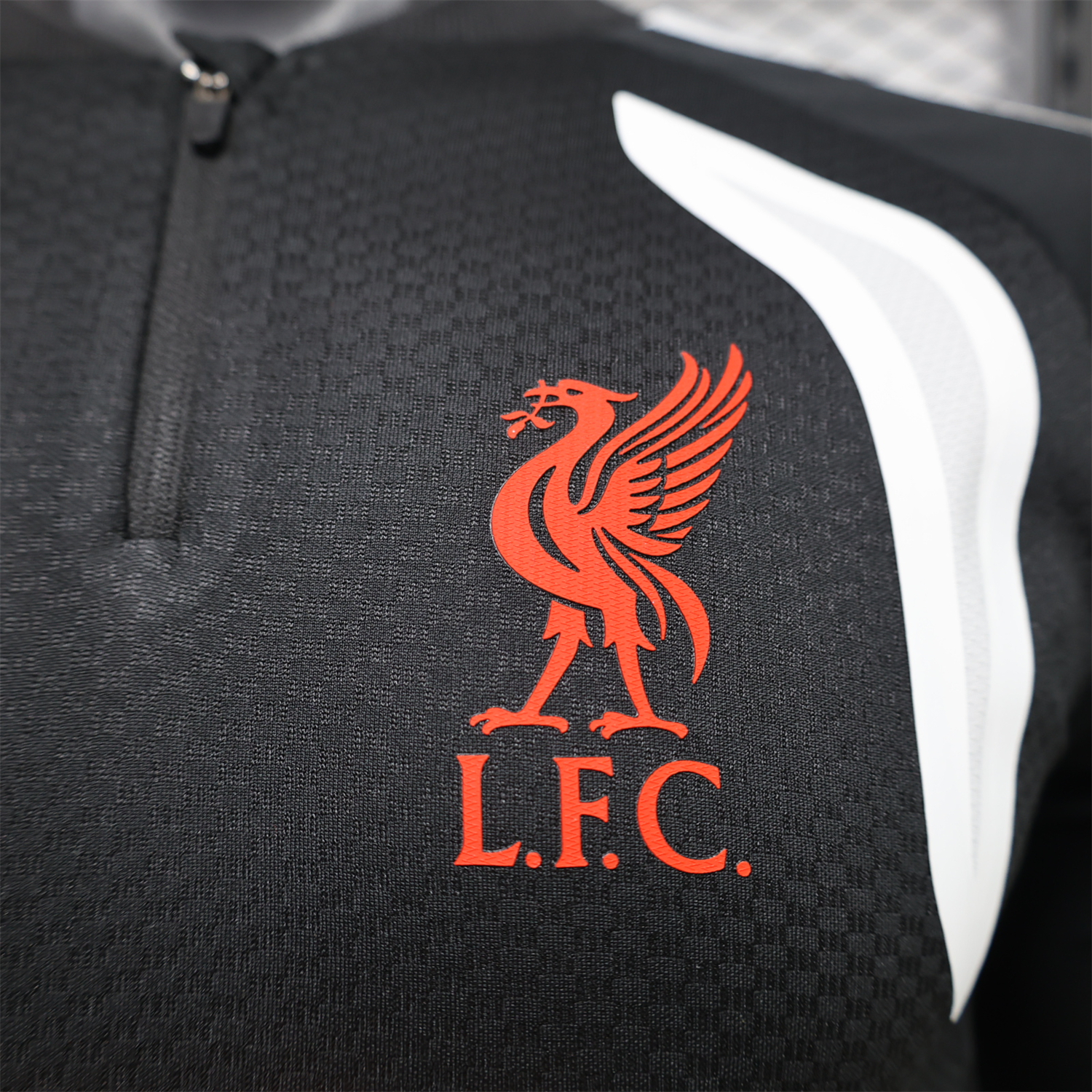 Liver.pool 26-27 Black White Long Sleeves Training Jersey - Player Version - UnitedFutballJersey