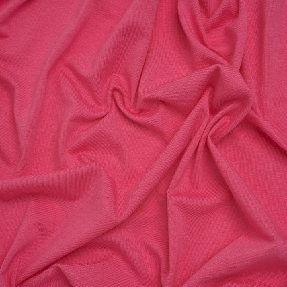 Stretch Cotton and Modal Jersey - Bright Pink - Deadstock - Joann Fabrics