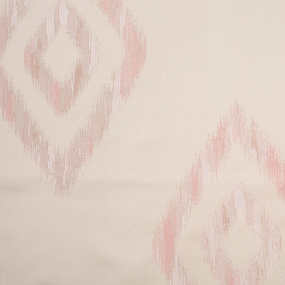 Reversible Pink/Pearl Geometric Polyester Satin - Joann Fabrics