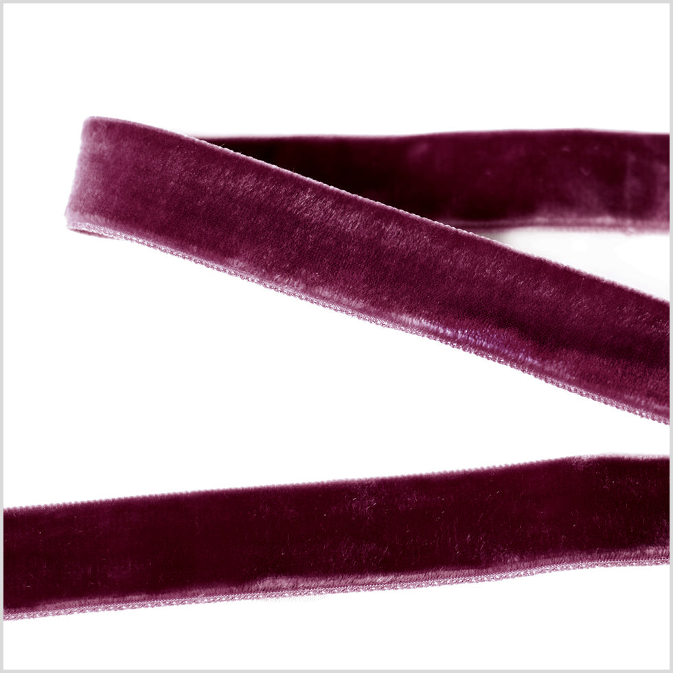 Double Faced Velvet Ribbon Made in Italy - 7/8