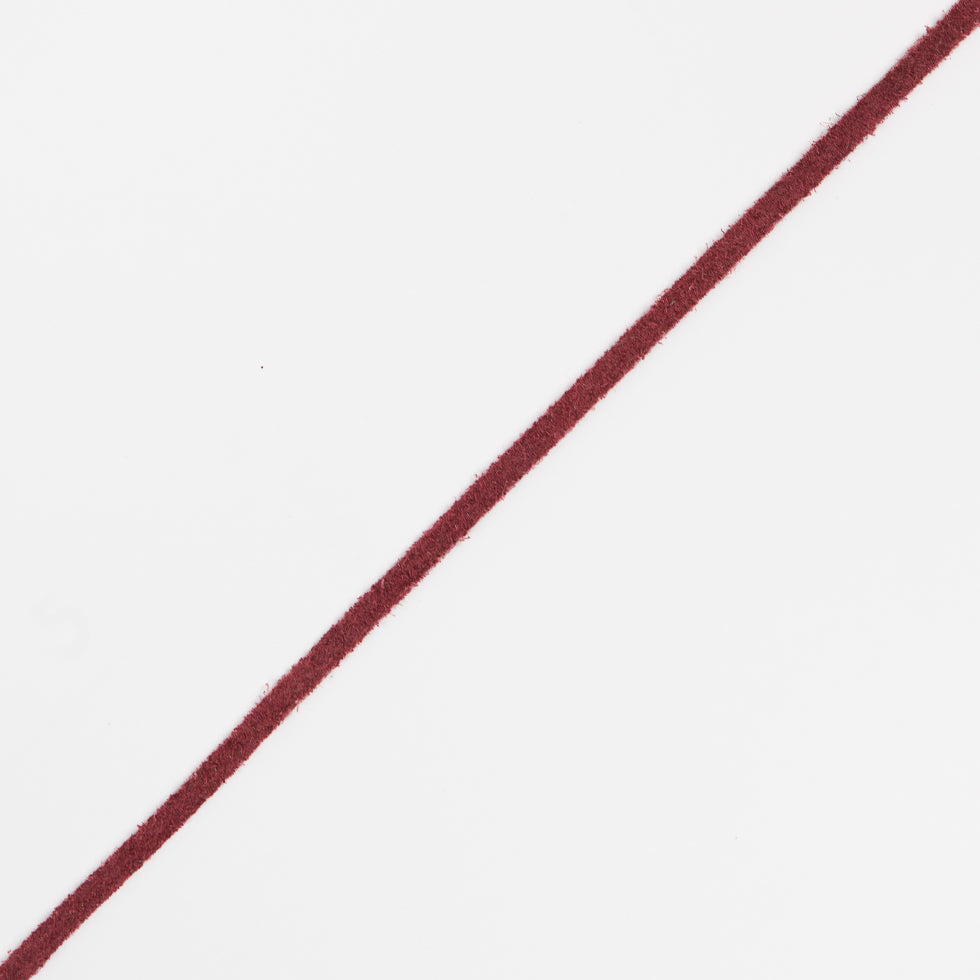 Burnt Red Suede Cord - 3 x 1.5 mm - Joann Fabrics