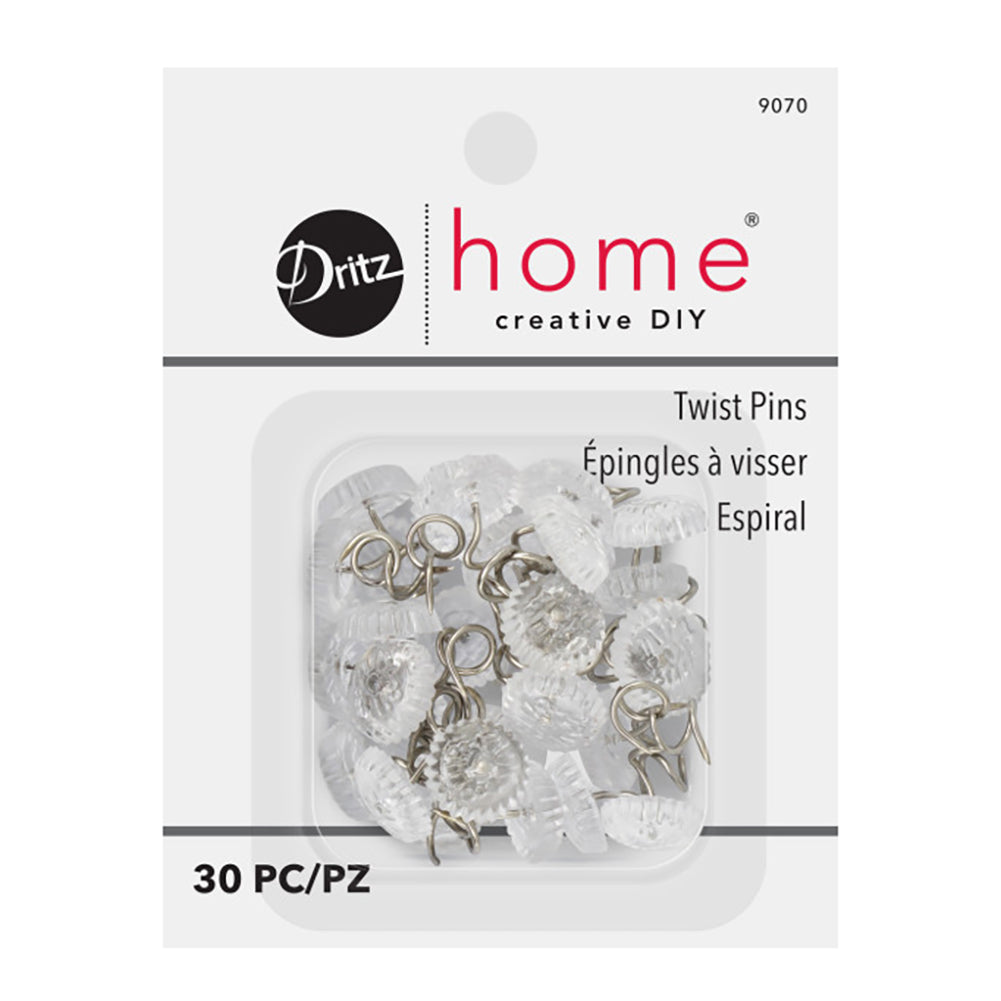 Dritz Home Twist Pins - Clear - 30 PC - Joann Fabrics