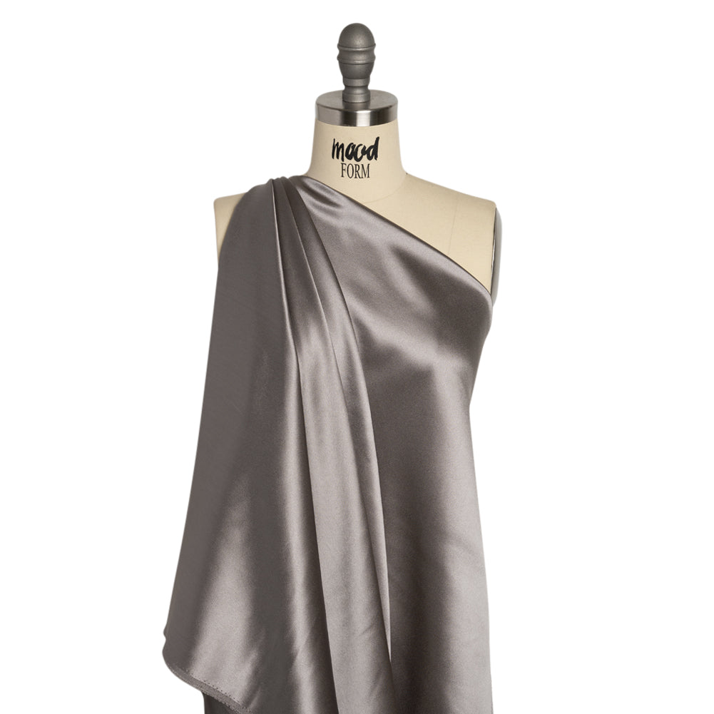 Silk Crepe Back Satin - Silver - Premium Collection - Joann Fabrics