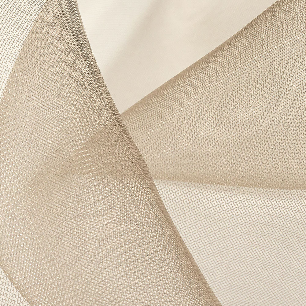 Stiff Mesh-Like Polyester Organza - Beige - Iris Collection - Joann Fabrics