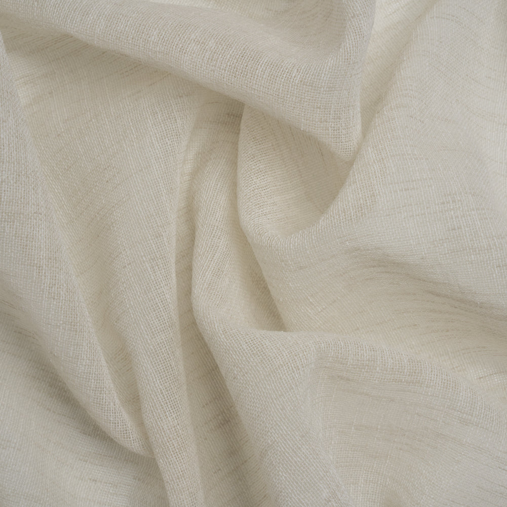 Linen Look Recycled Polyester Drapery Sheers Woven 118