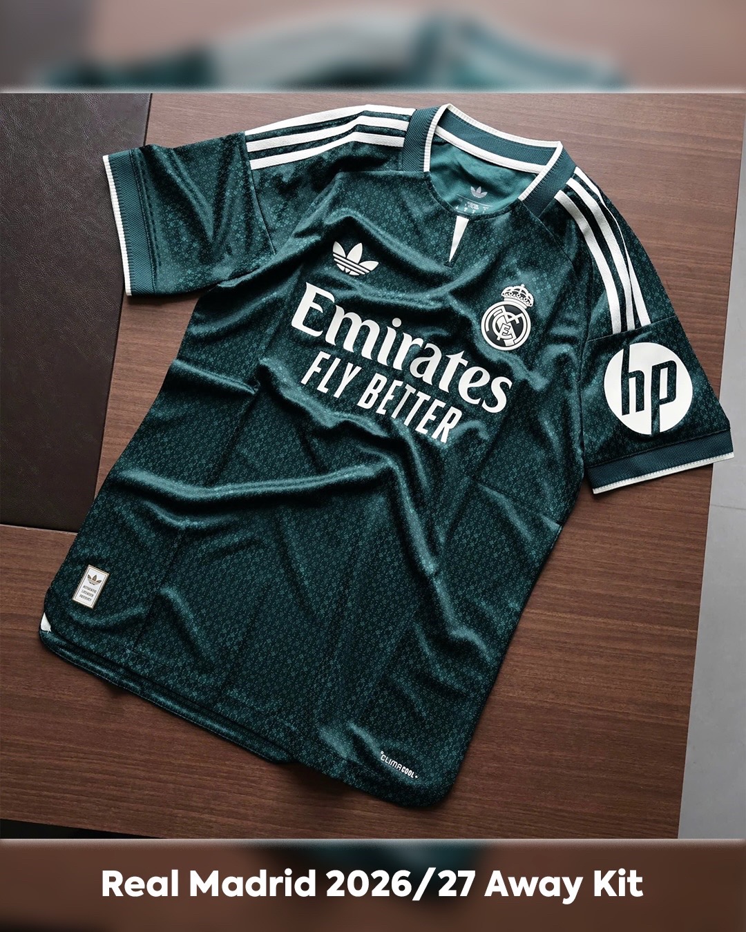 Real Madrid 2026/27 Dark Green Away Football Shirt | S–XXL