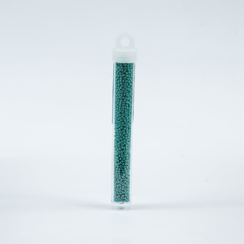 Turquoise Opaque Czech Seed Beads - Size 10 - Joann Fabrics