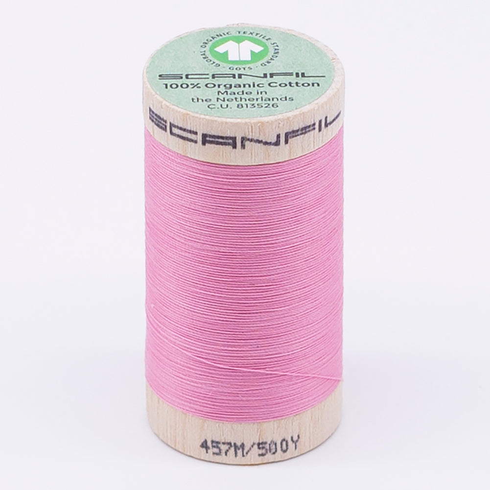 SCANFIL® 50wt Organic Pima Cotton Thread 500 yds - 4809 Candy Pink - Joann Fabrics