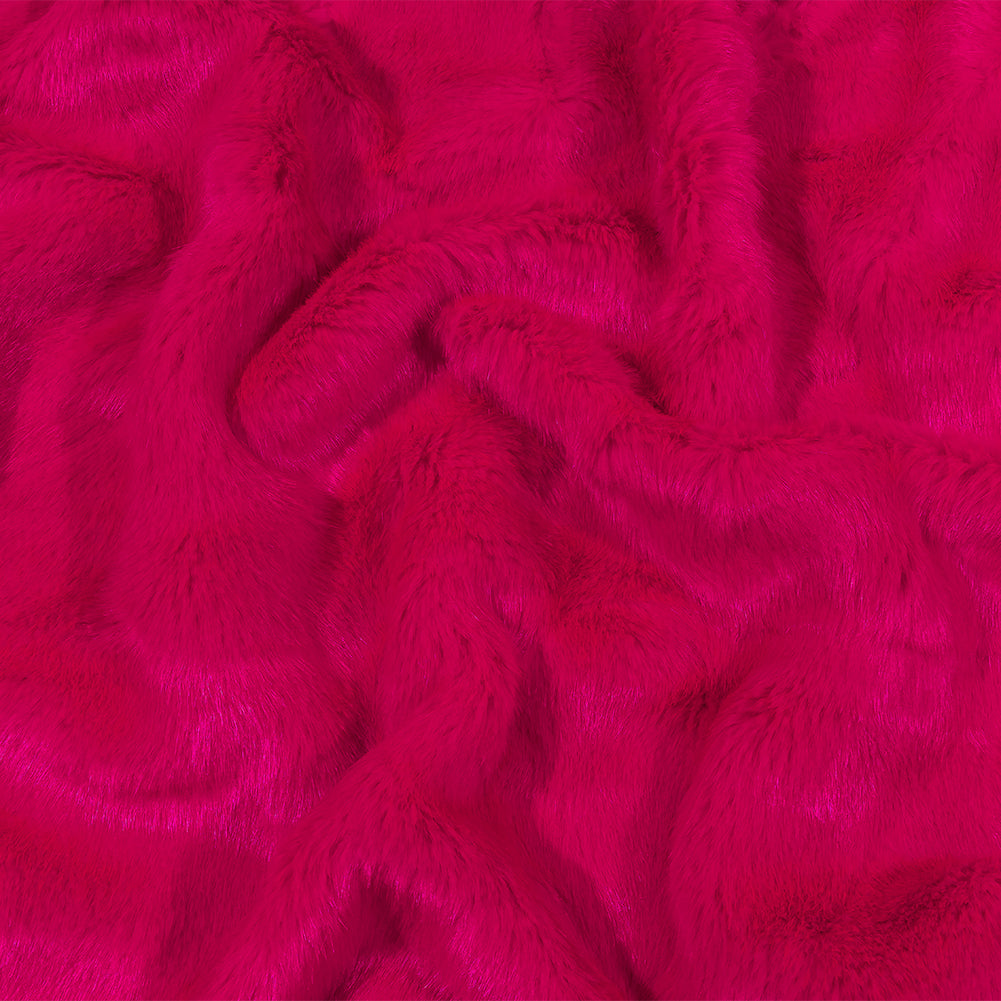 Hot Pink Textured Short Pile Luxury Faux Fur - Joann Fabrics