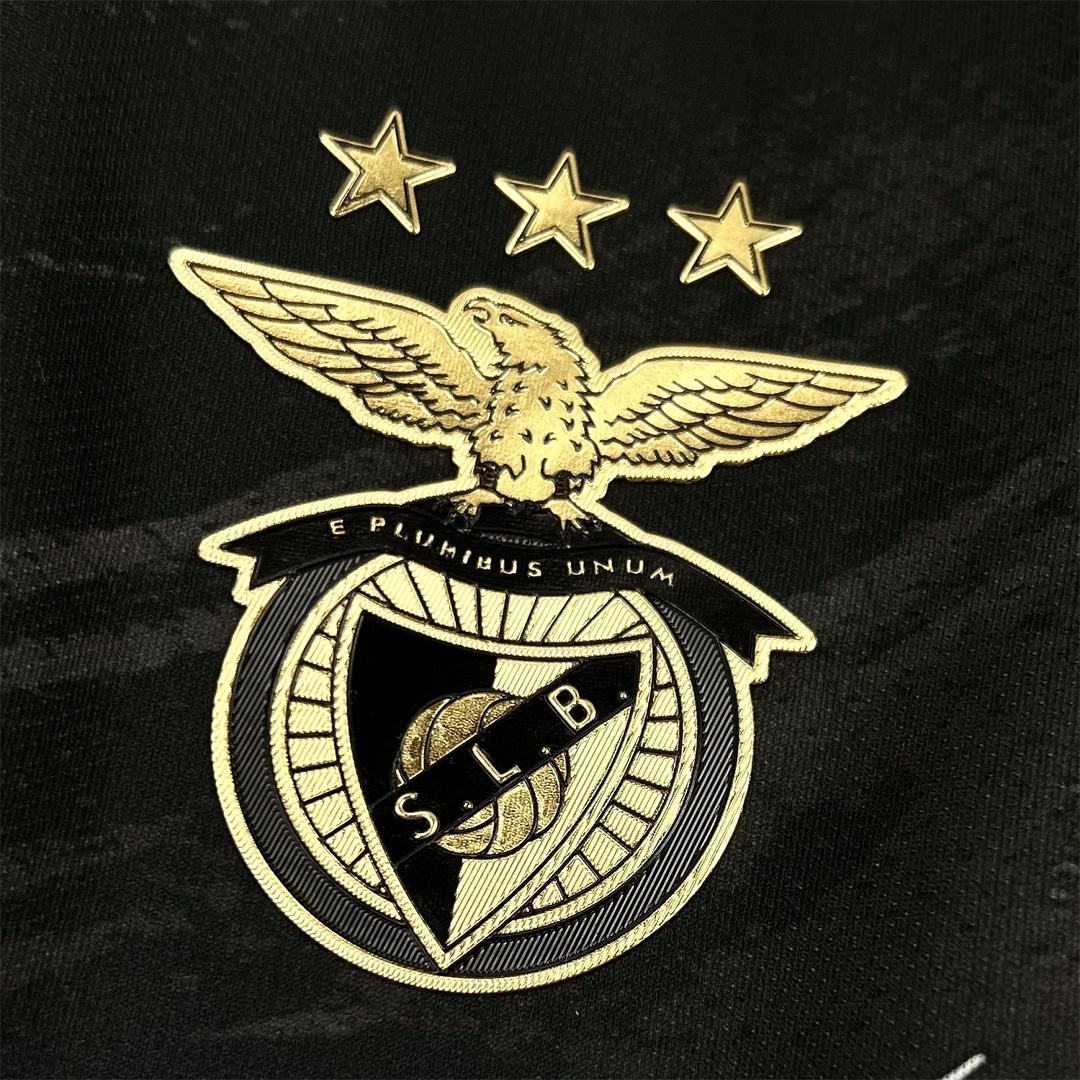 Benfica 25-26 Gold Eagle Black Special Jersey - Fans Version - UnitedFutballJersey