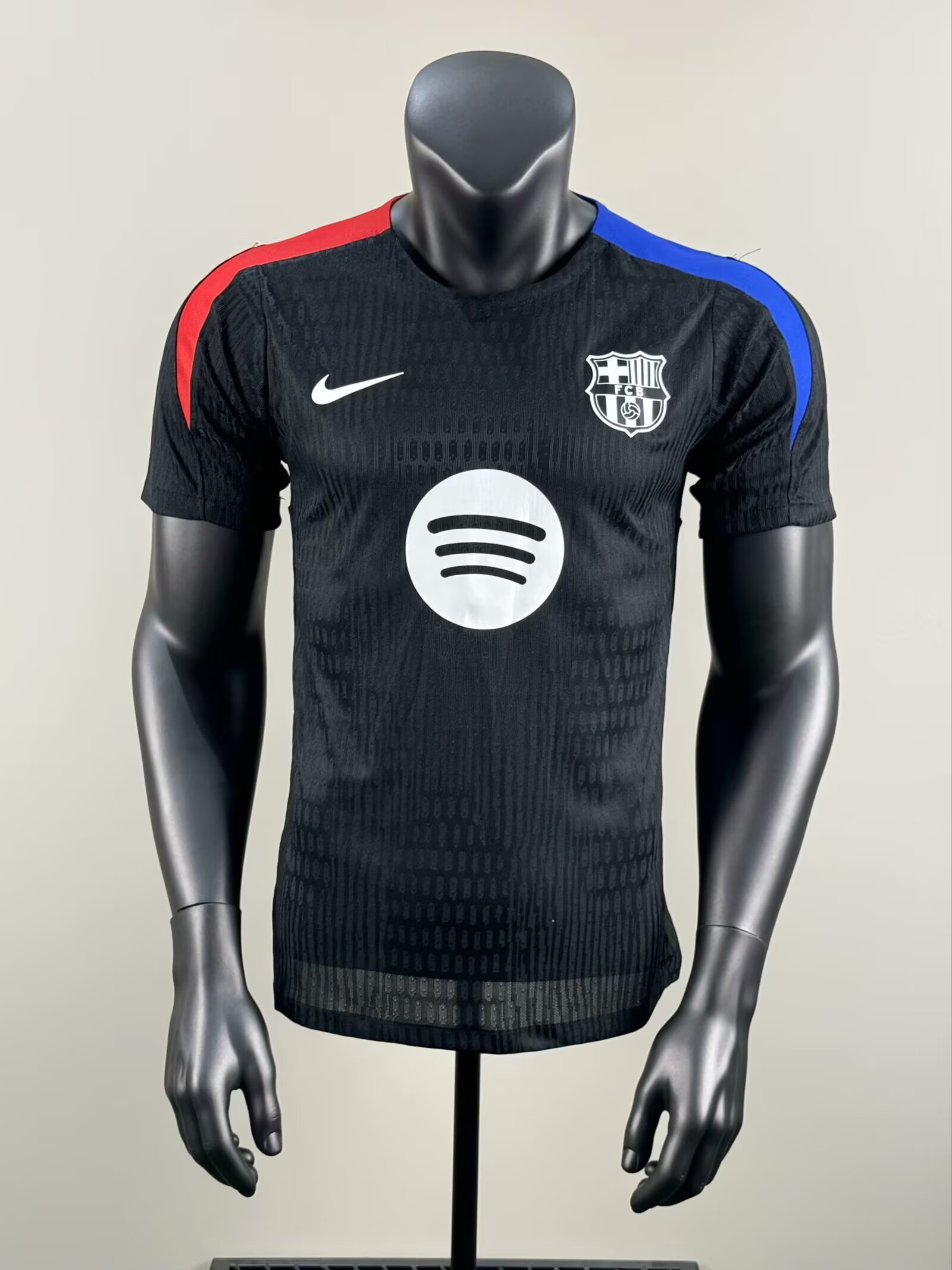 2025/2026 Player Version BarcelonaTraining clothes Black Football Jersey 1:1 Thai quality