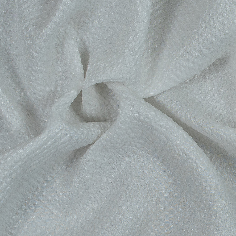 Marylin Metallic White Diamond Quilted Brocade - Joann Fabrics