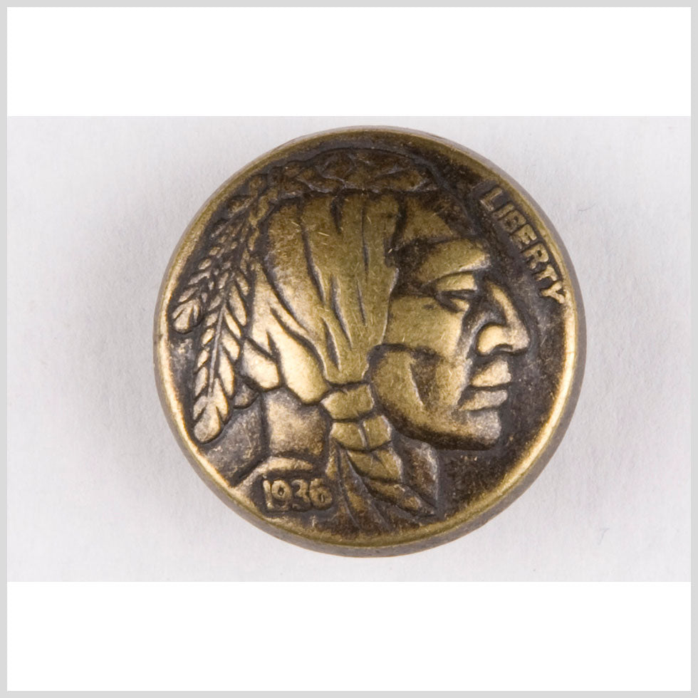 Gold Metal Button - 32L/20mm - Joann Fabrics