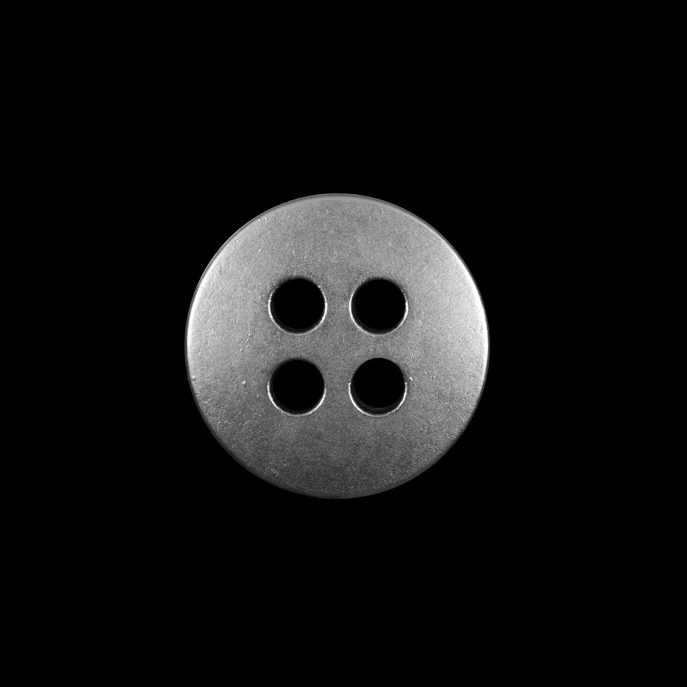 Novelty Silver Metal 4-Hole Button - 32L/20mm - Joann Fabrics