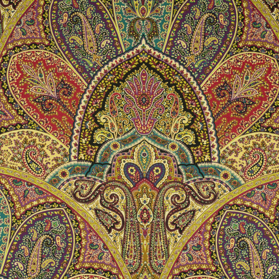Tourmaline Paisley Twill - Joann Fabrics