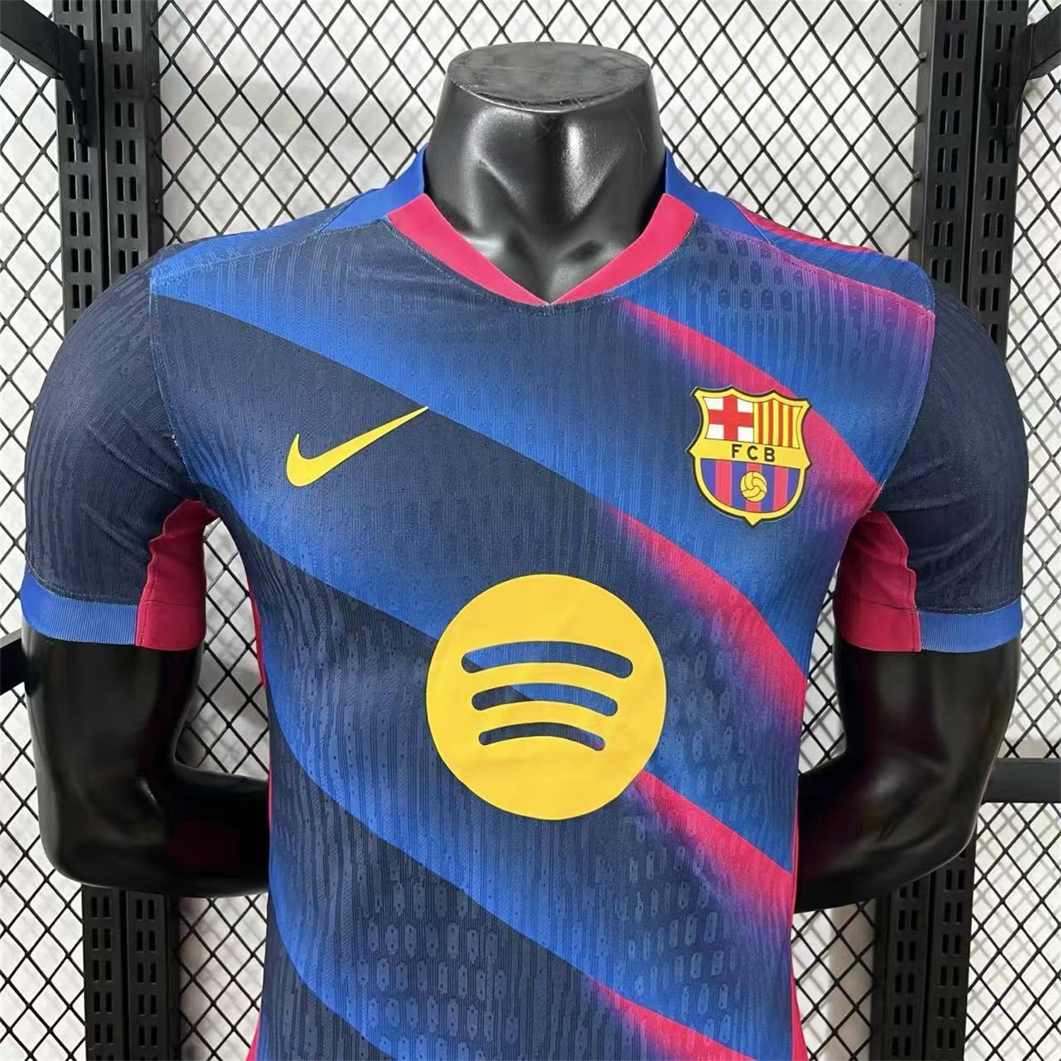 Barcelona 25-26 Red And Blue Twill Special Jersey - Player Version - UnitedFutballJersey