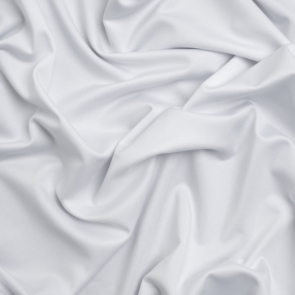 Stretch Recycled Polyester Jersey, Wicking with Odorless Finish - White - Joann Fabrics
