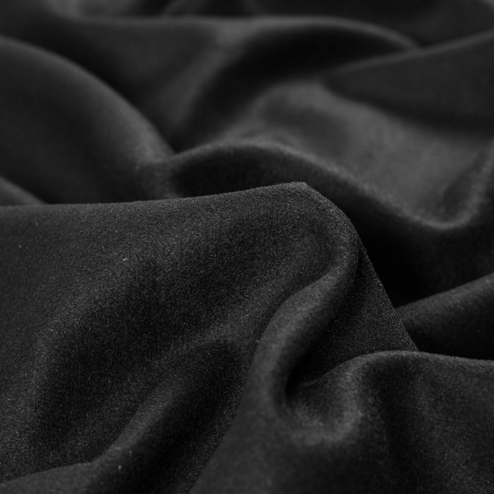Roberto Cavalli Black Felted Wool Coating - Joann Fabrics