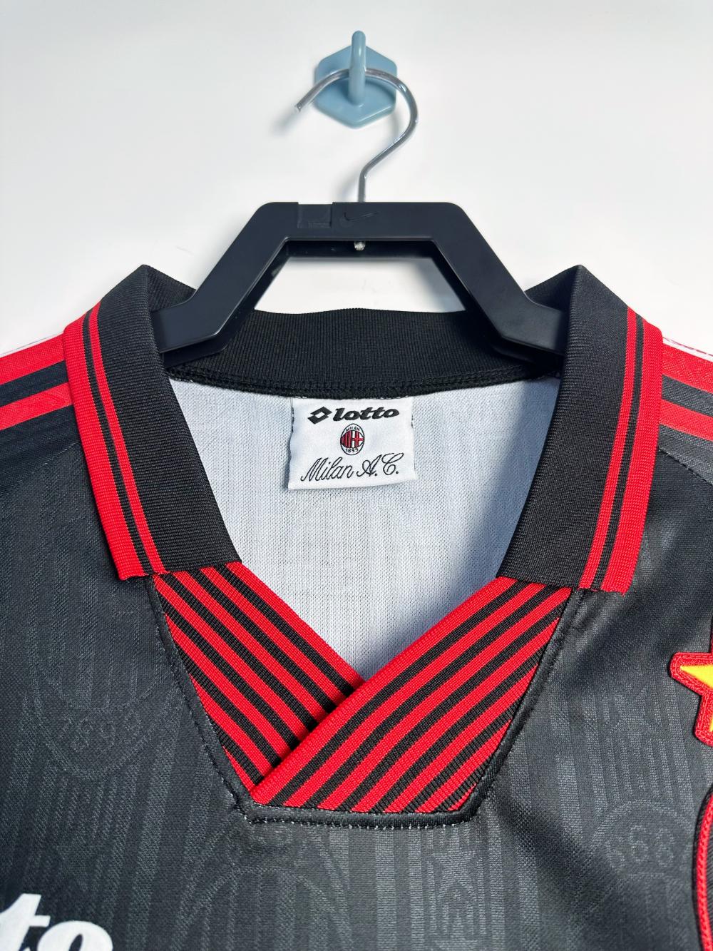 1997/1998 Retro AC Milan Special Edition Black Football Shirt 1:1 Thai Quality
