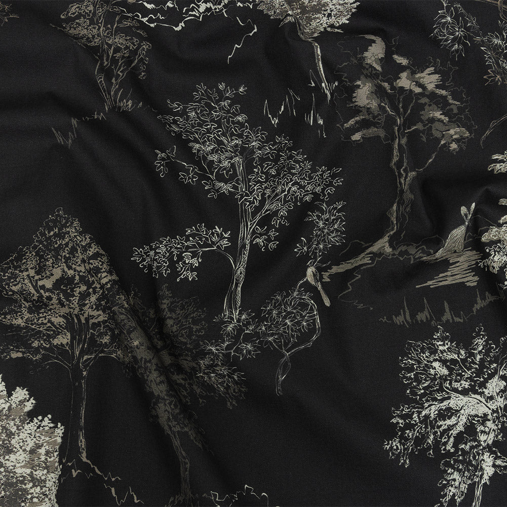Mood Exclusive Smoke Old Growth Stretch Cotton Poplin - Joann Fabrics