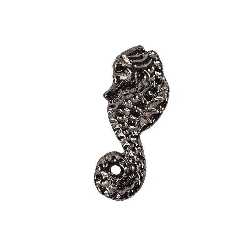 Vintage Gunmetal Seahorse Cast Metal Button - 42L/27mm - Joann Fabrics