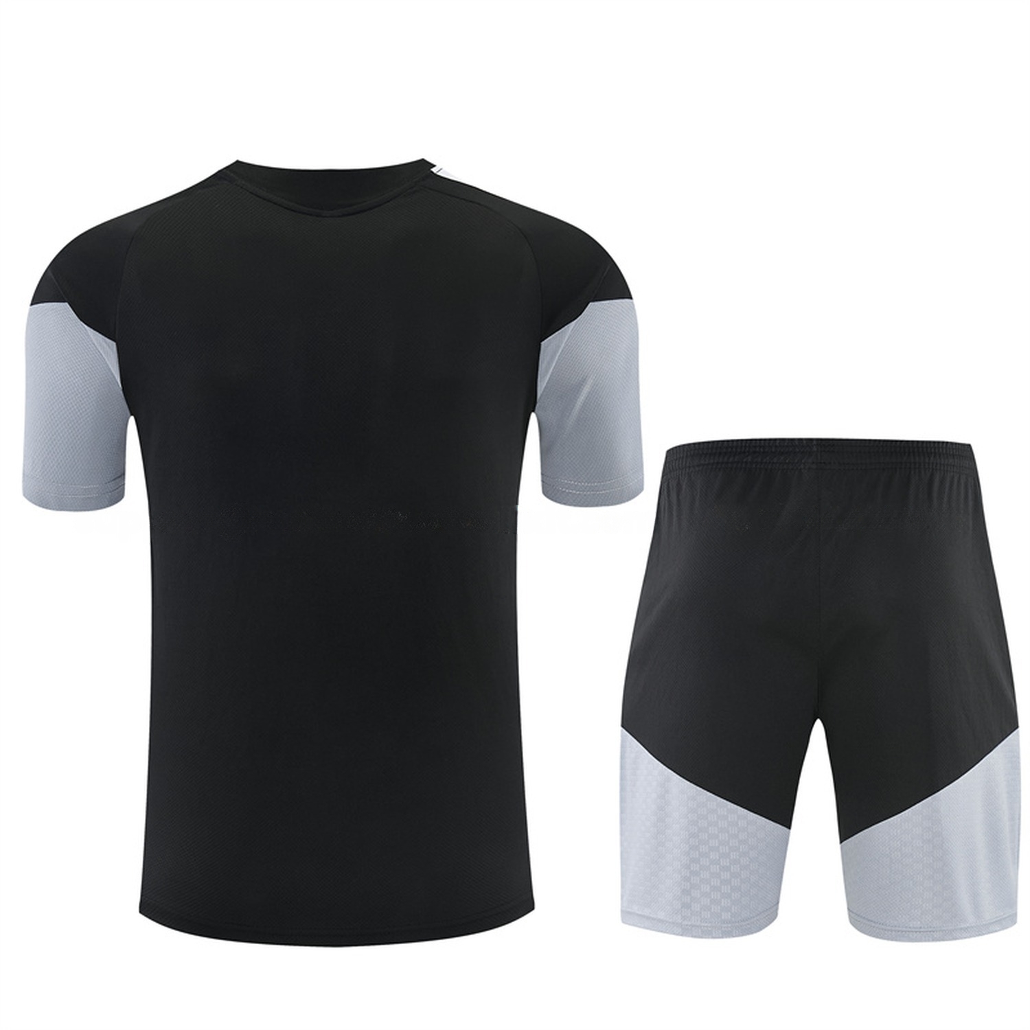 Spain 2026 Short-Sleeve Training Set - Black Top & Black Shorts - UnitedFutballJersey