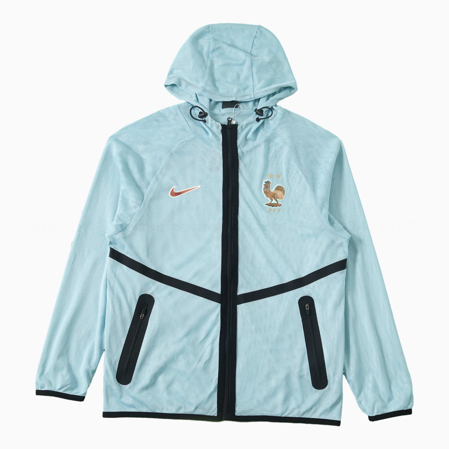France 2026 World Cup Appearance Outfit Windbreaker - Light Blue - UnitedFutballJersey