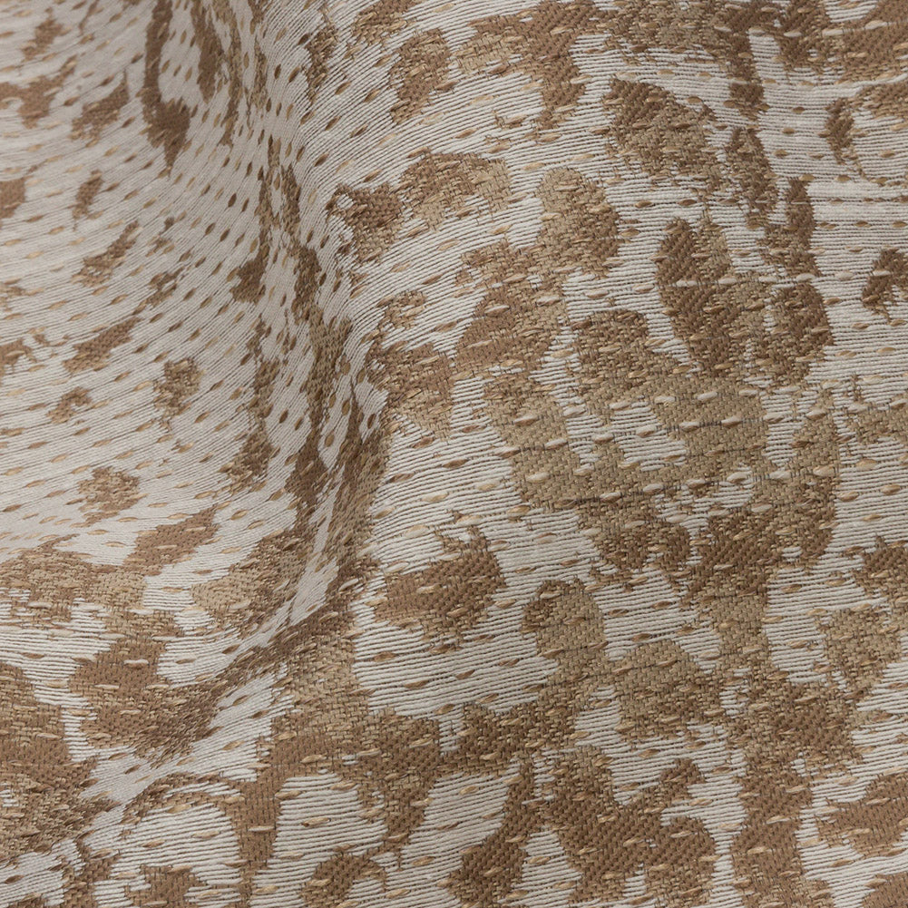 Drapery Jacquard - Jute Spectacular Spots - British Imported - Joann Fabrics