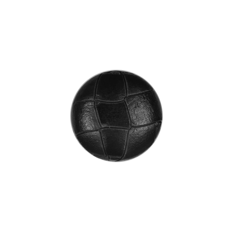 Black Shiny Etched Plastic Button - 24L/15mm - Joann Fabrics