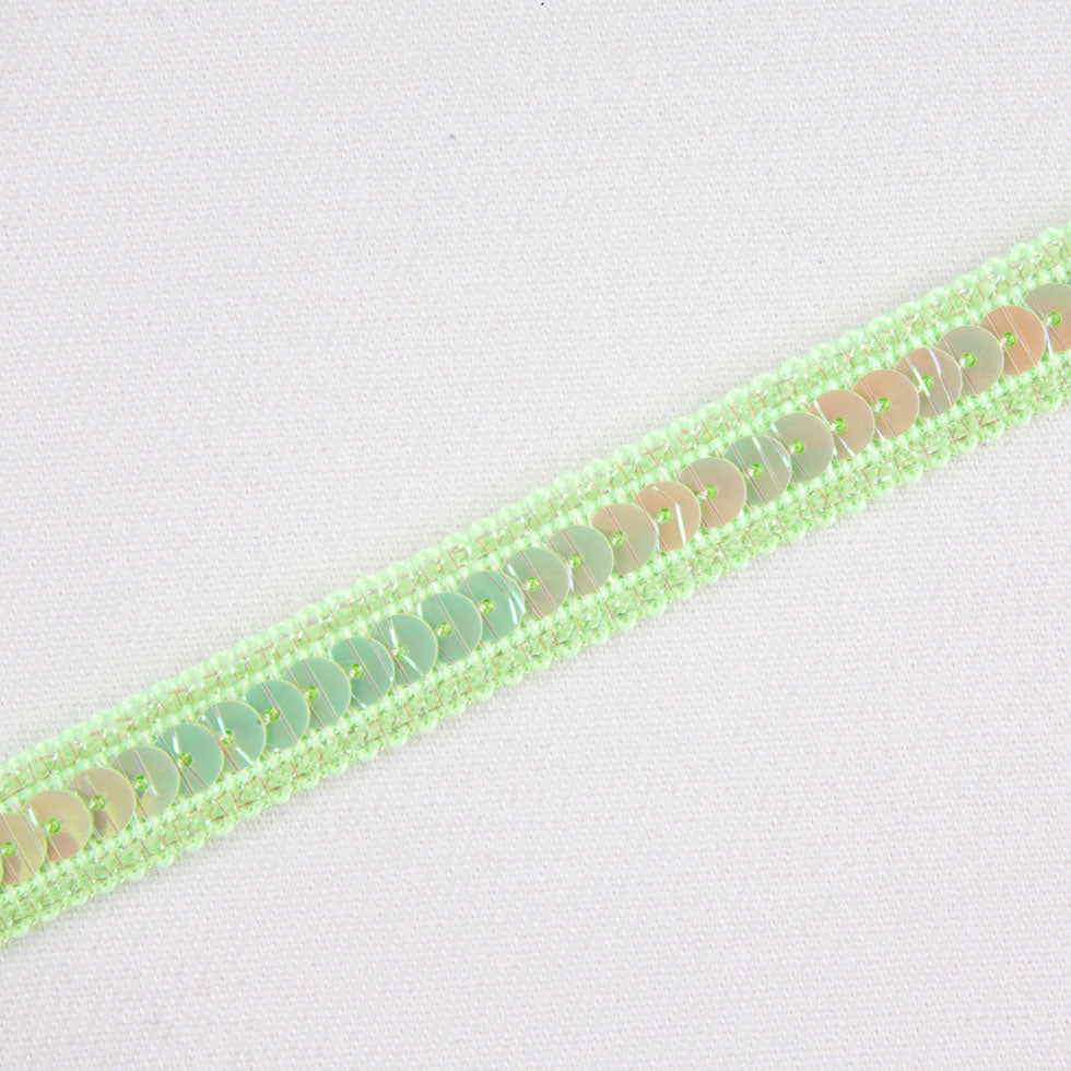 Neon Green Fancy Sequin Trim - Joann Fabrics