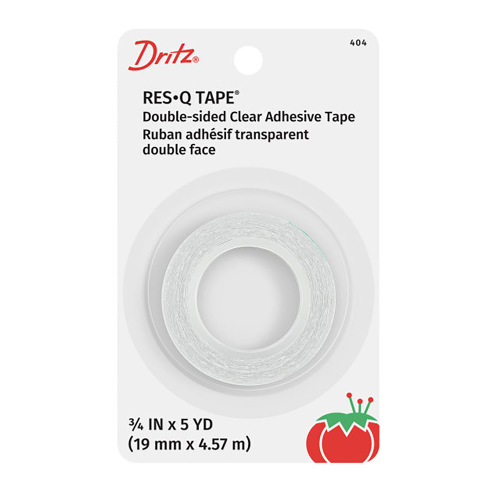 Dritz Res-Q-Tape® - Double-Sided Clear Adhesive Tape - 0.625