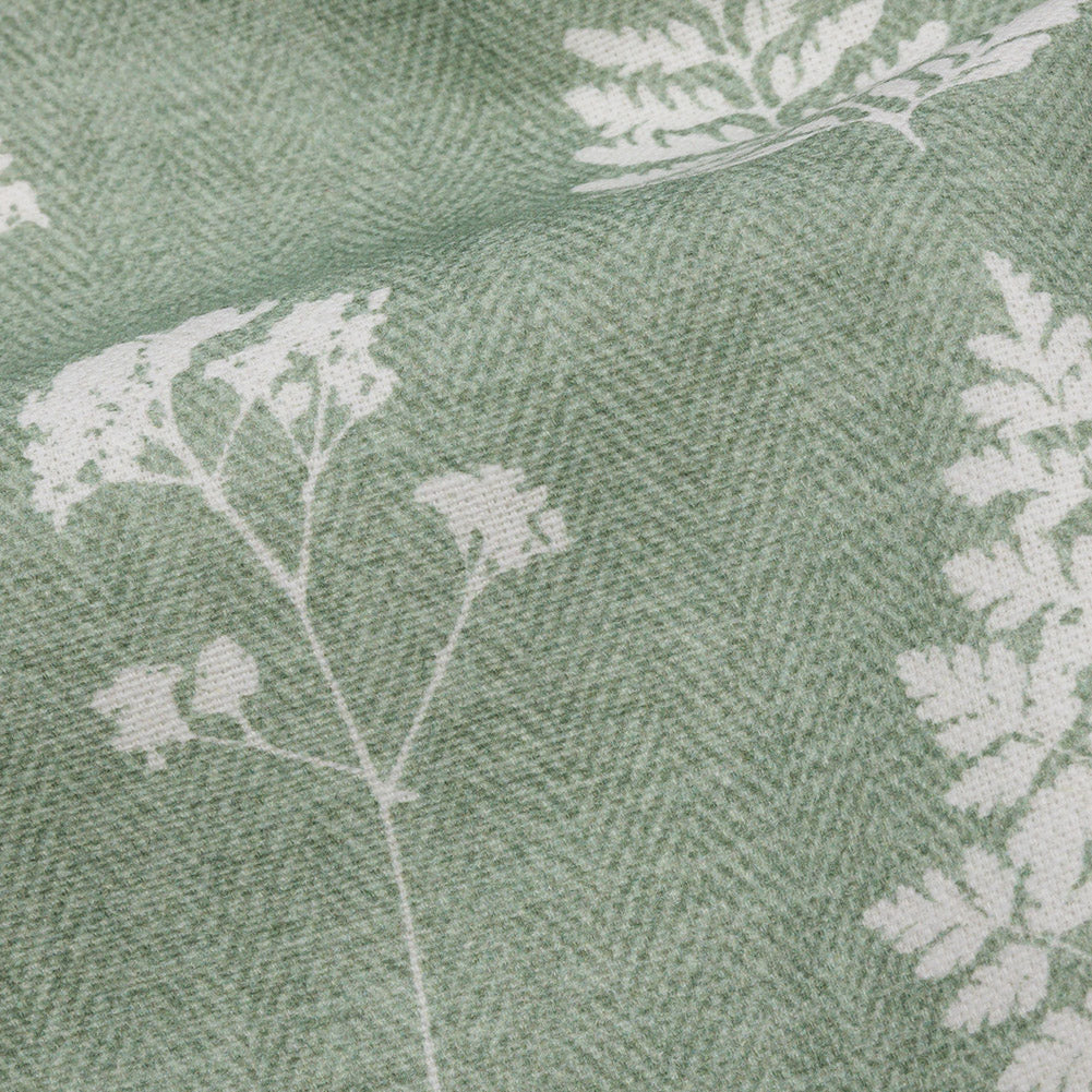 Cotton Canvas Print - Sage Botanical Silhouettes - British Imported - Joann Fabrics