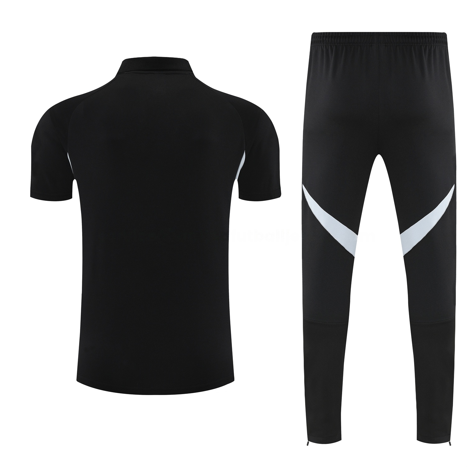 Argentina 2026 POLO Short-Sleeve Training Set - Black Top & Black Shorts - UnitedFutballJersey