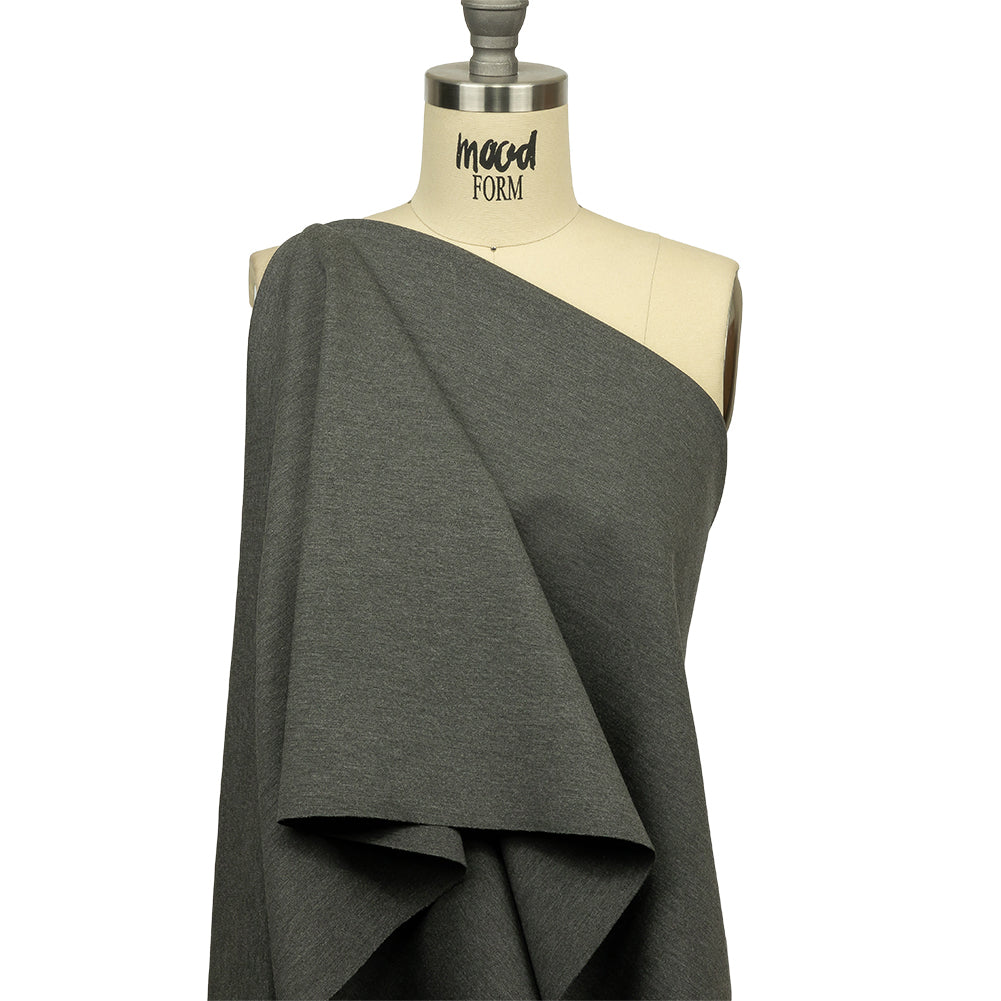 Stretch Ponte Knit - Dark Heathered Gray - Papilio Collection - Joann Fabrics