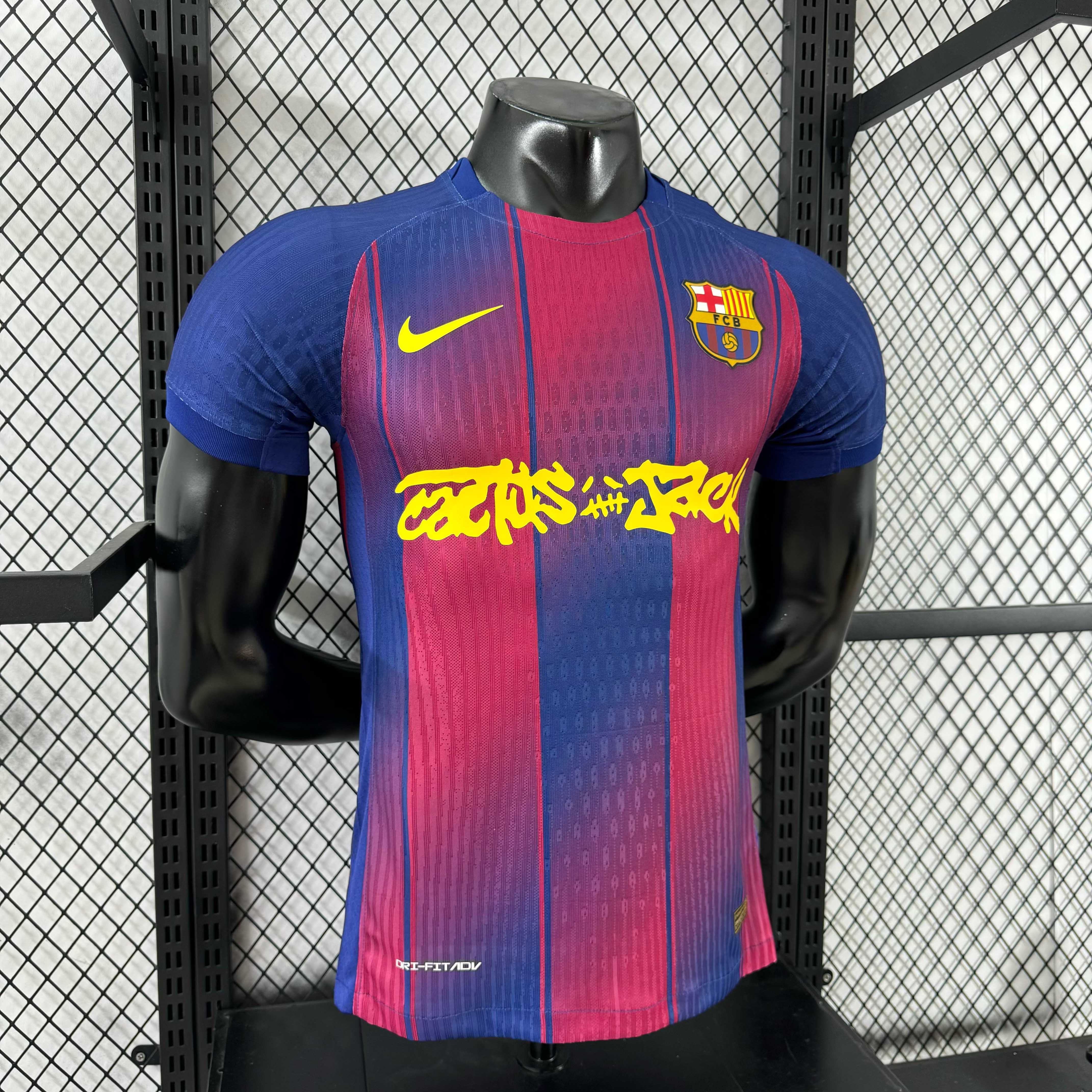 2025/2026 Player Version Barcelona x Travis Scott Collab Home Football Shirt 1:1 Thai Quality