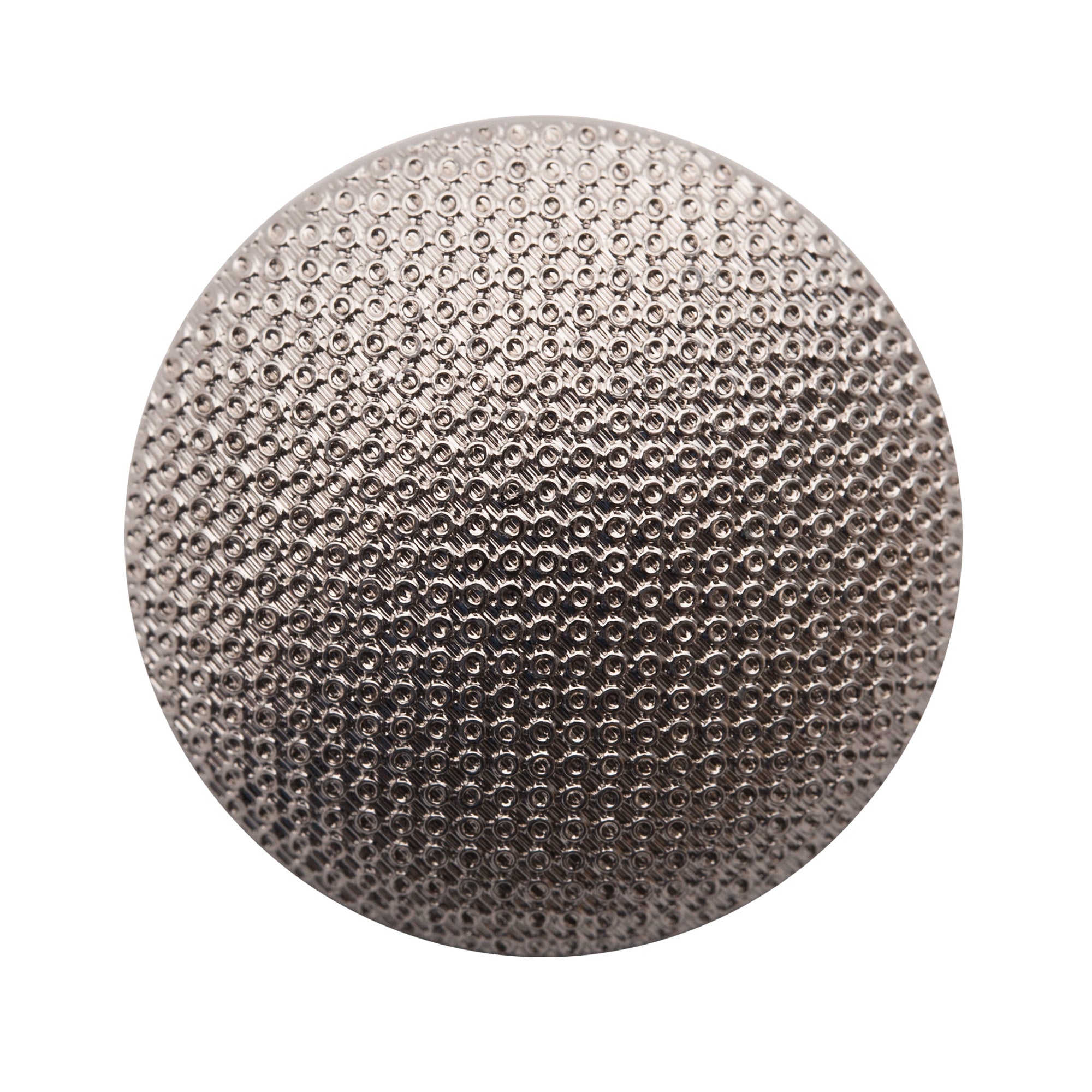 Italian Silver Textured Shank Back Button - 44L/28mm - Joann Fabrics