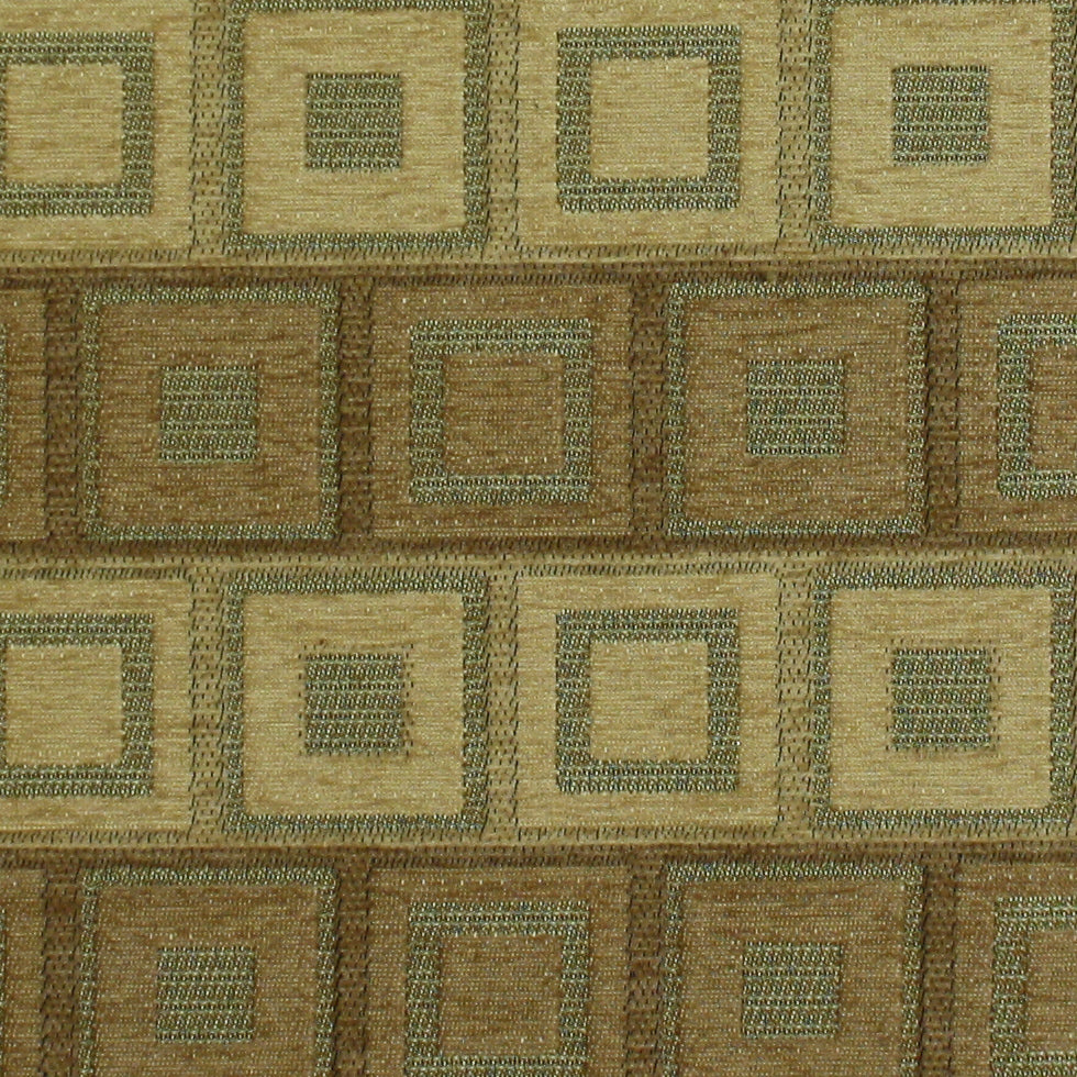 Beige/Taupe/Silver/Plateau Gold Checks Chenille - Joann Fabrics