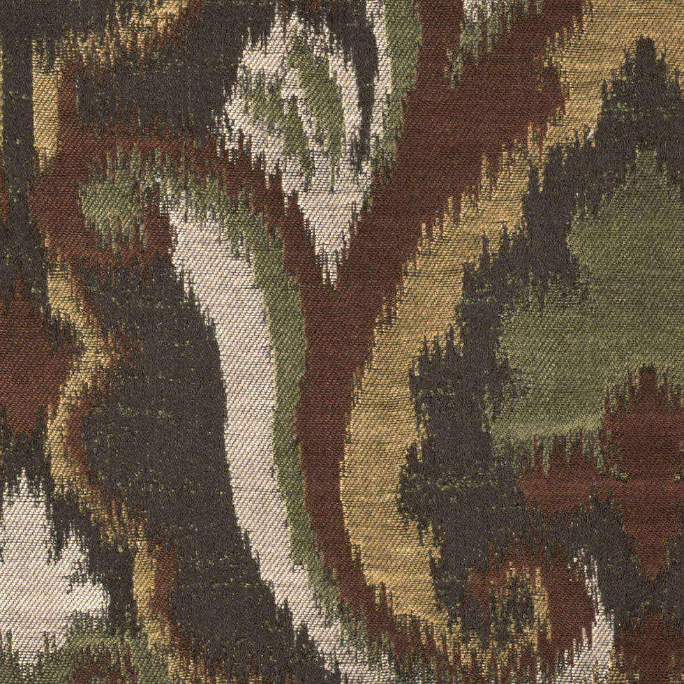Chocolate/Black-Brown/Moss/Ivory/Victorian Gold Damask Woven - Joann Fabrics