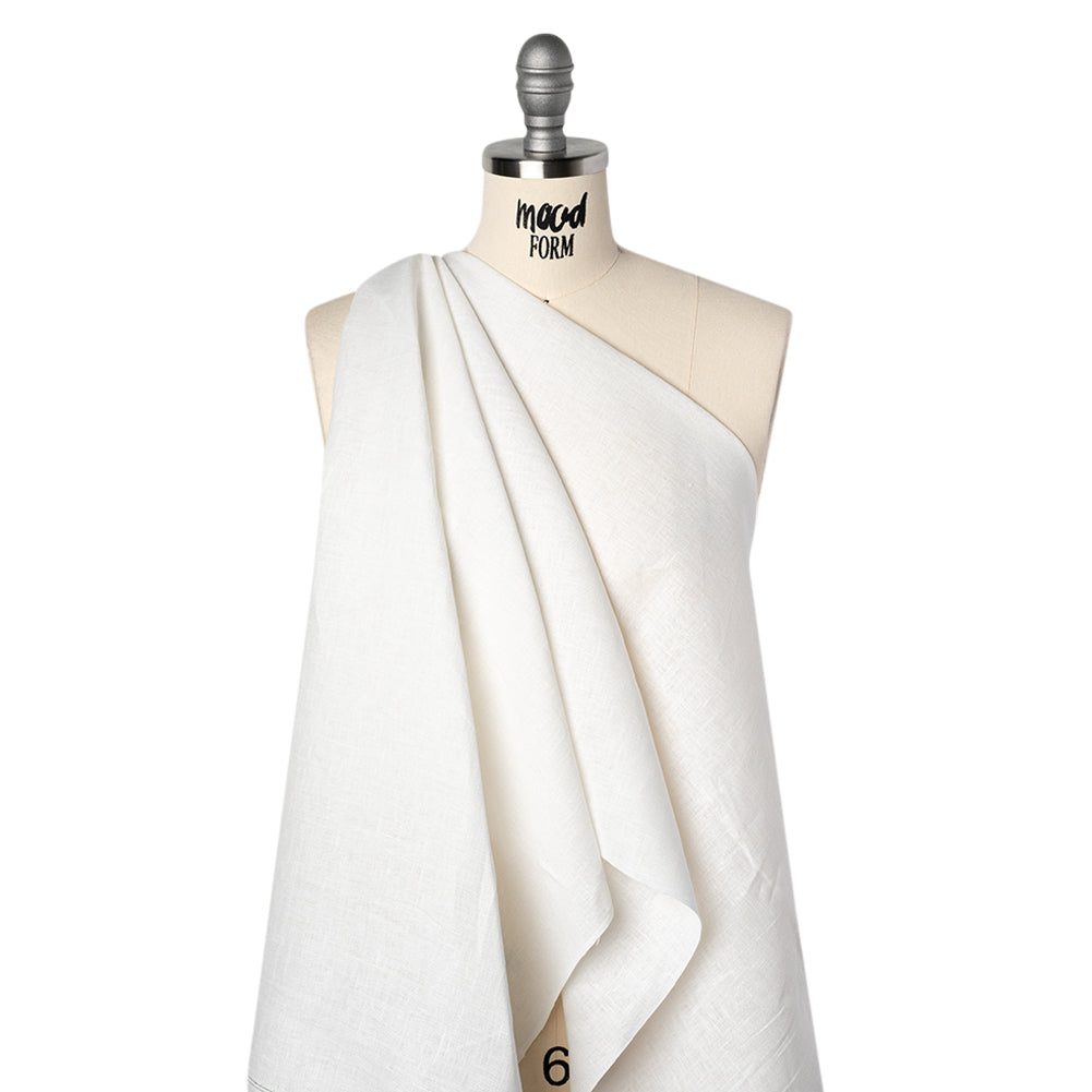 Medium Weight Linen Woven - Ivory - Famous Australian Designer Deadstock - Joann Fabrics