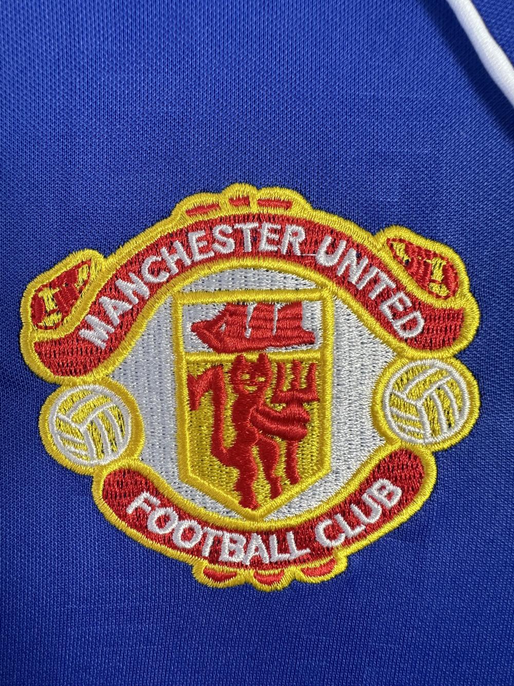 1988-1990 Retro Long Sleeve Manchester United Third Away Football Shirt 1:1 Thai Quality