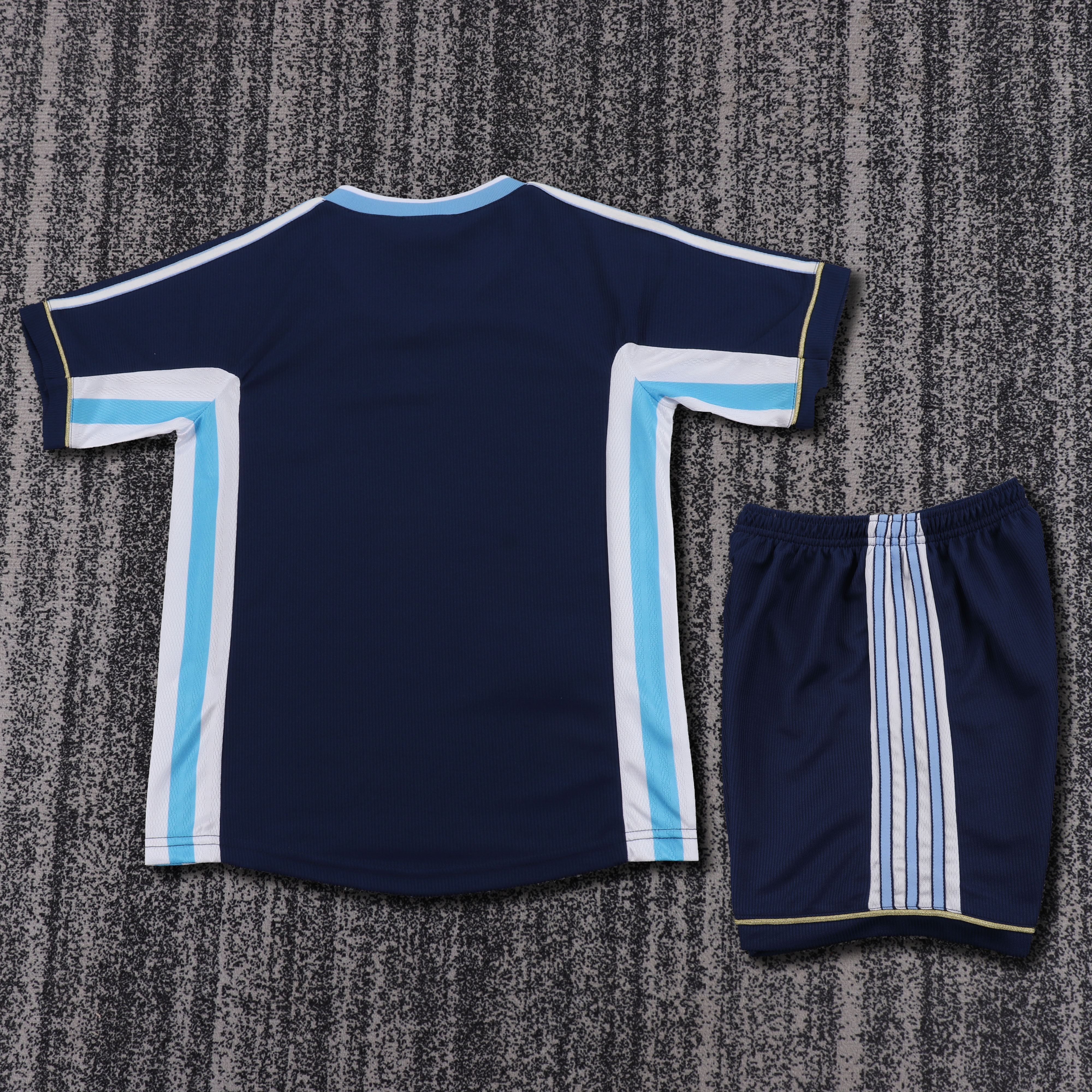 1998 Retro Argentina National Team Away Jersey 1:1 Thai Quality Kids Size